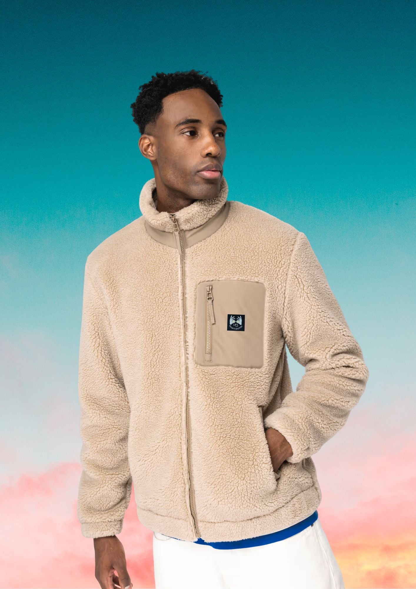 Veste sherpa Unisexe Les Enfants Sauvages