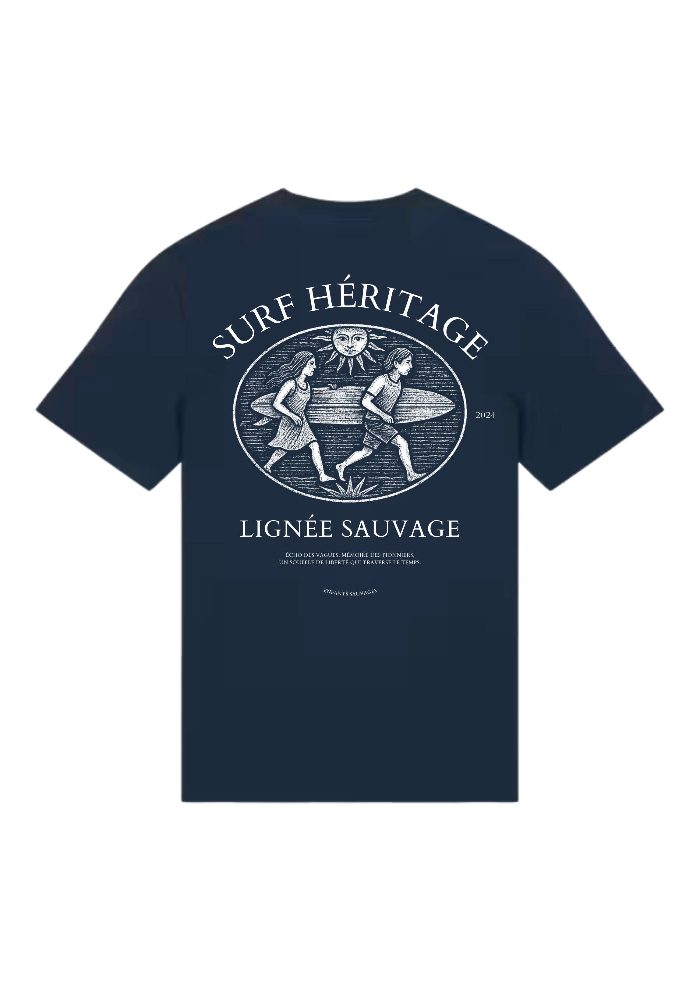 T-shirt Surf Héritage ( Précommande ) - Les Enfants Sauvages