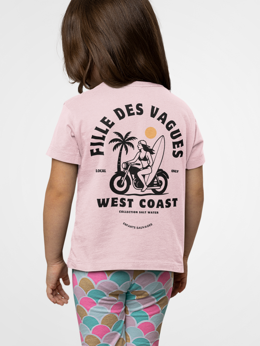 T-Shirt Kids - Fille des vagues