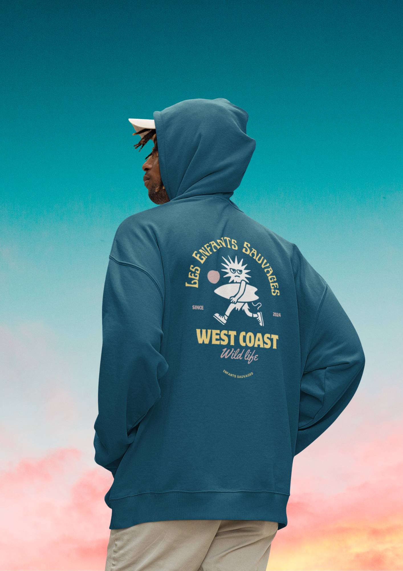 sweat à capuche Enfants Sauvages