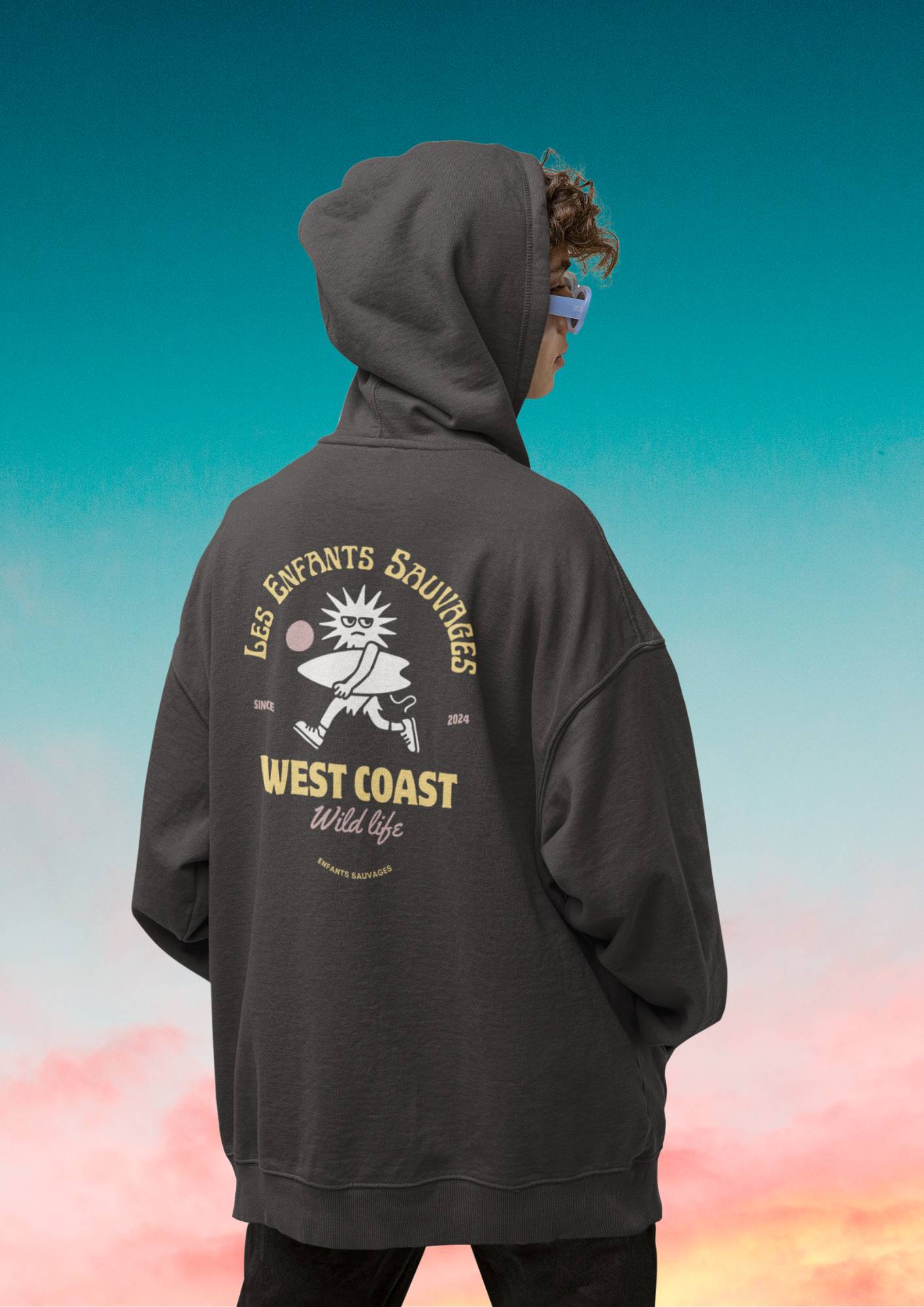 sweat à capuche Enfants Sauvages