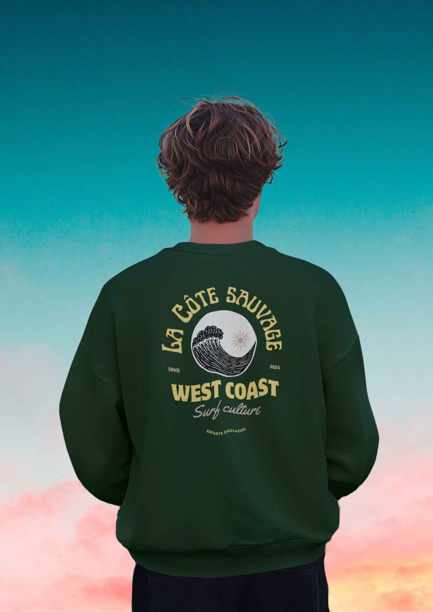 sweat sans capuche Côte Sauvage origins (Copie)