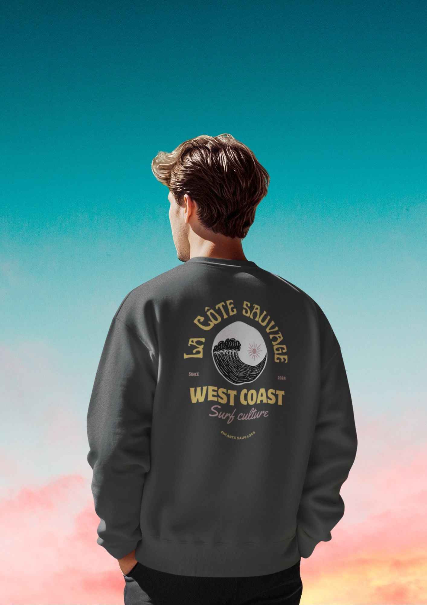 sweat sans capuche Côte Sauvage origins (Copie)