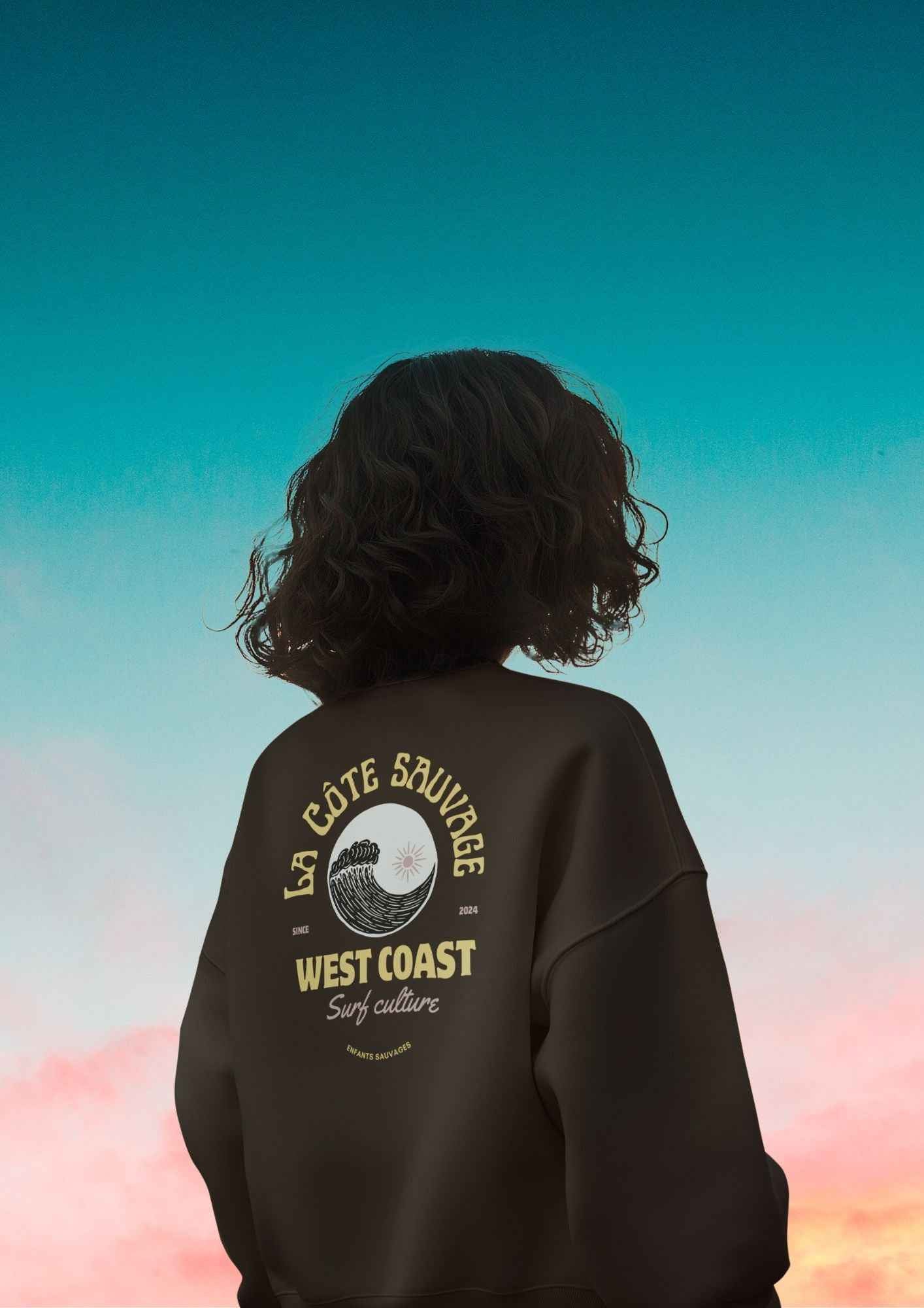 sweat sans capuche Côte Sauvage origins (Copie)