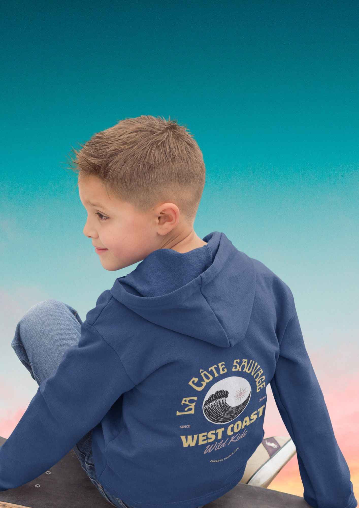 Sweat à capuche KIDS - Côte Sauvage Origins (Copie)
