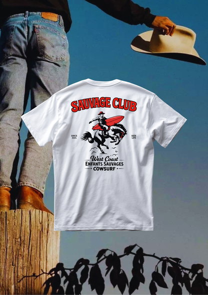 T-Shirt Sauvage Club - CowSurf édition limitée