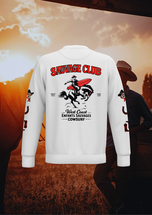 Sweat-Shirt Sauvage Club - CowSurf édition limitée