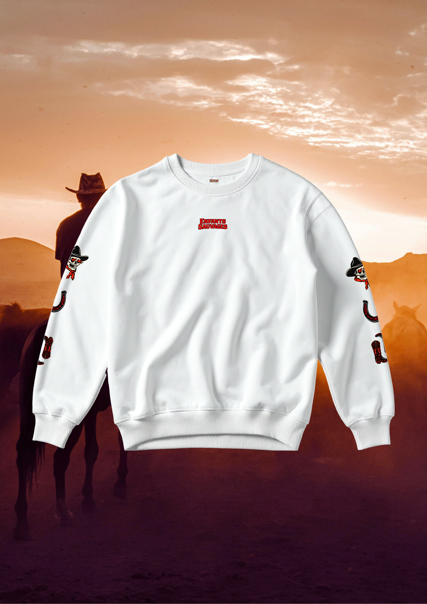 Sweat-Shirt Sauvage Club - CowSurf édition limitée
