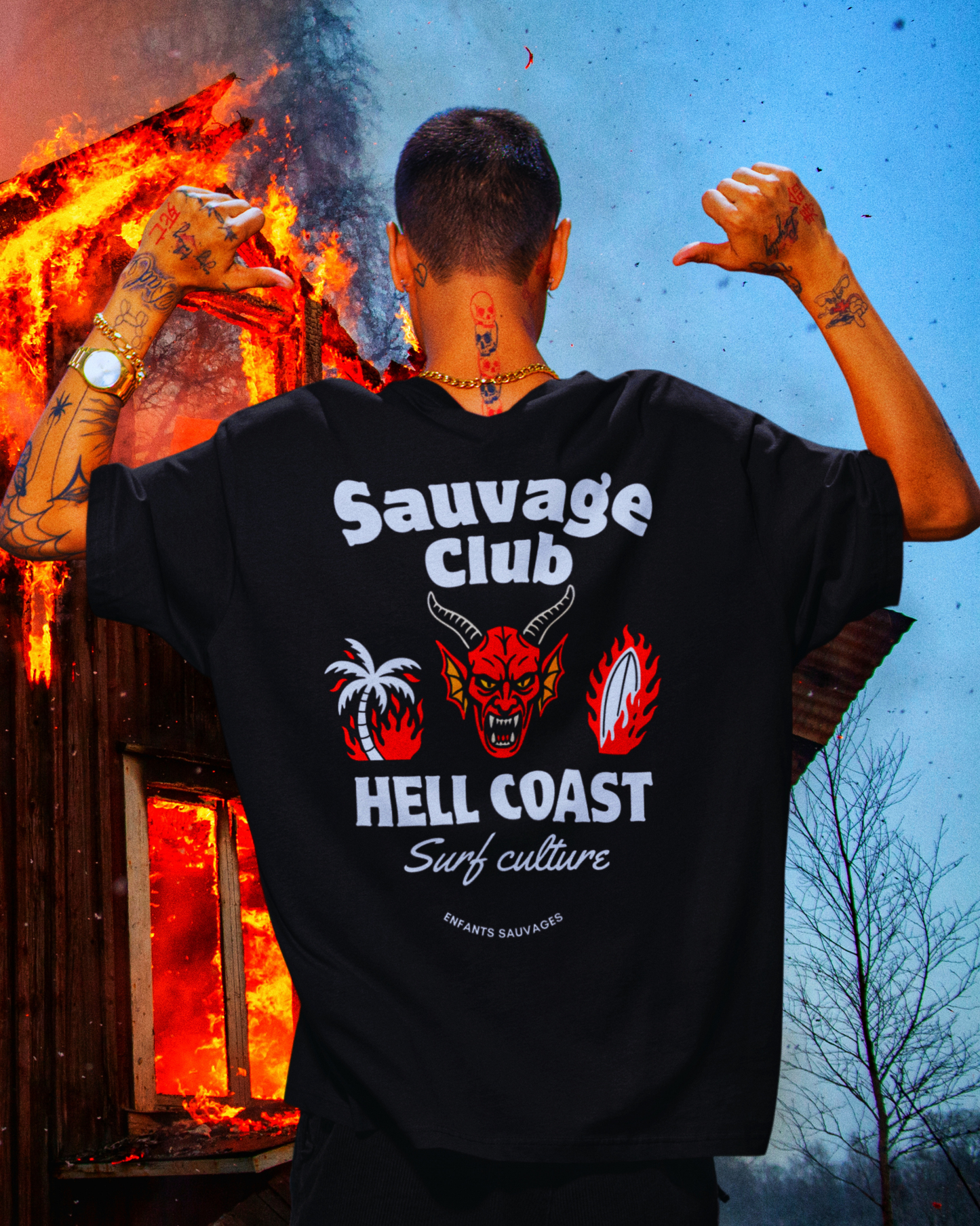 T-Shirt - Sauvage Club "Édition limitée Hell Coast"