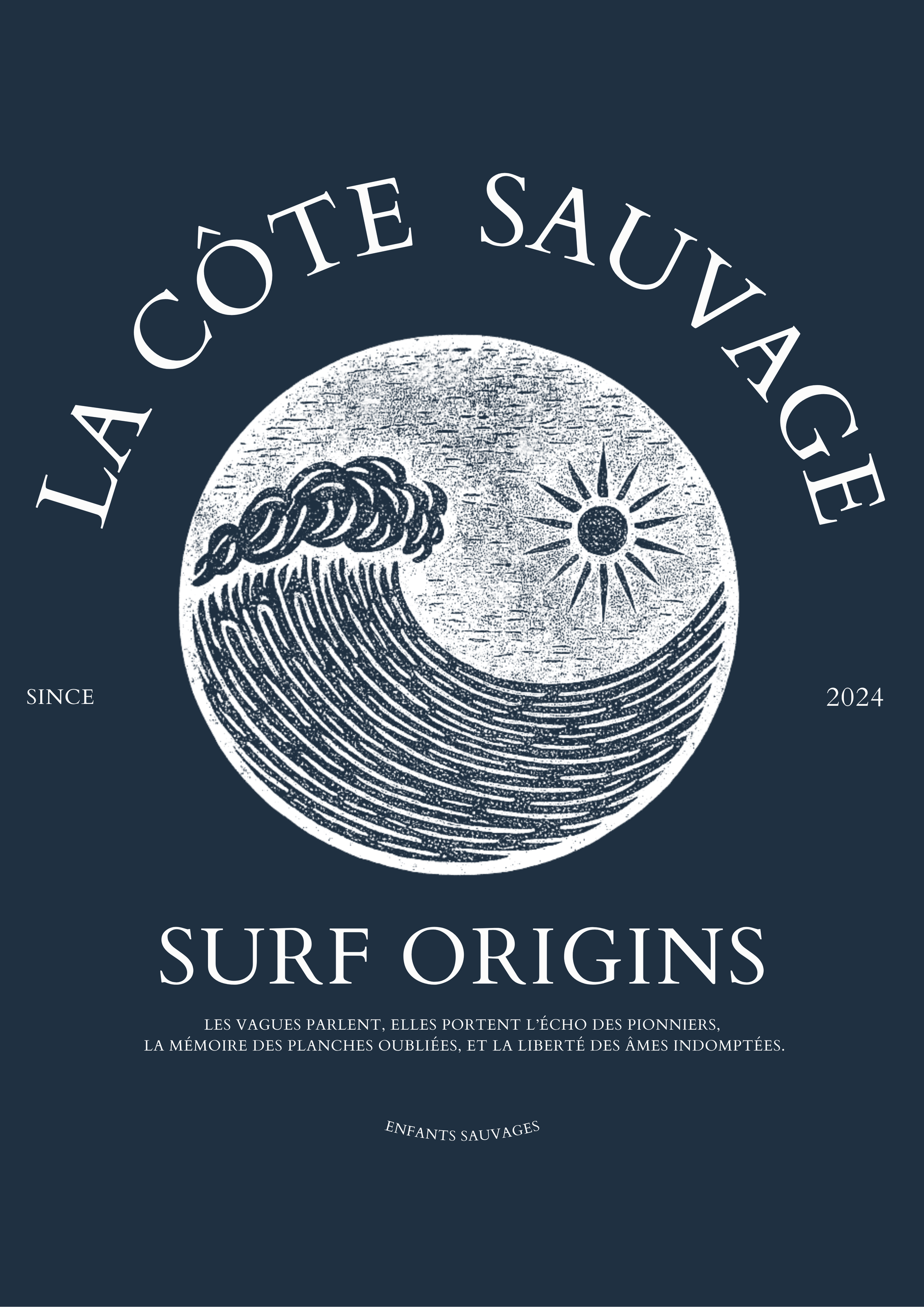 Sweat à Capuche La Côte Sauvage ( Précommande ) - Les Enfants Sauvages