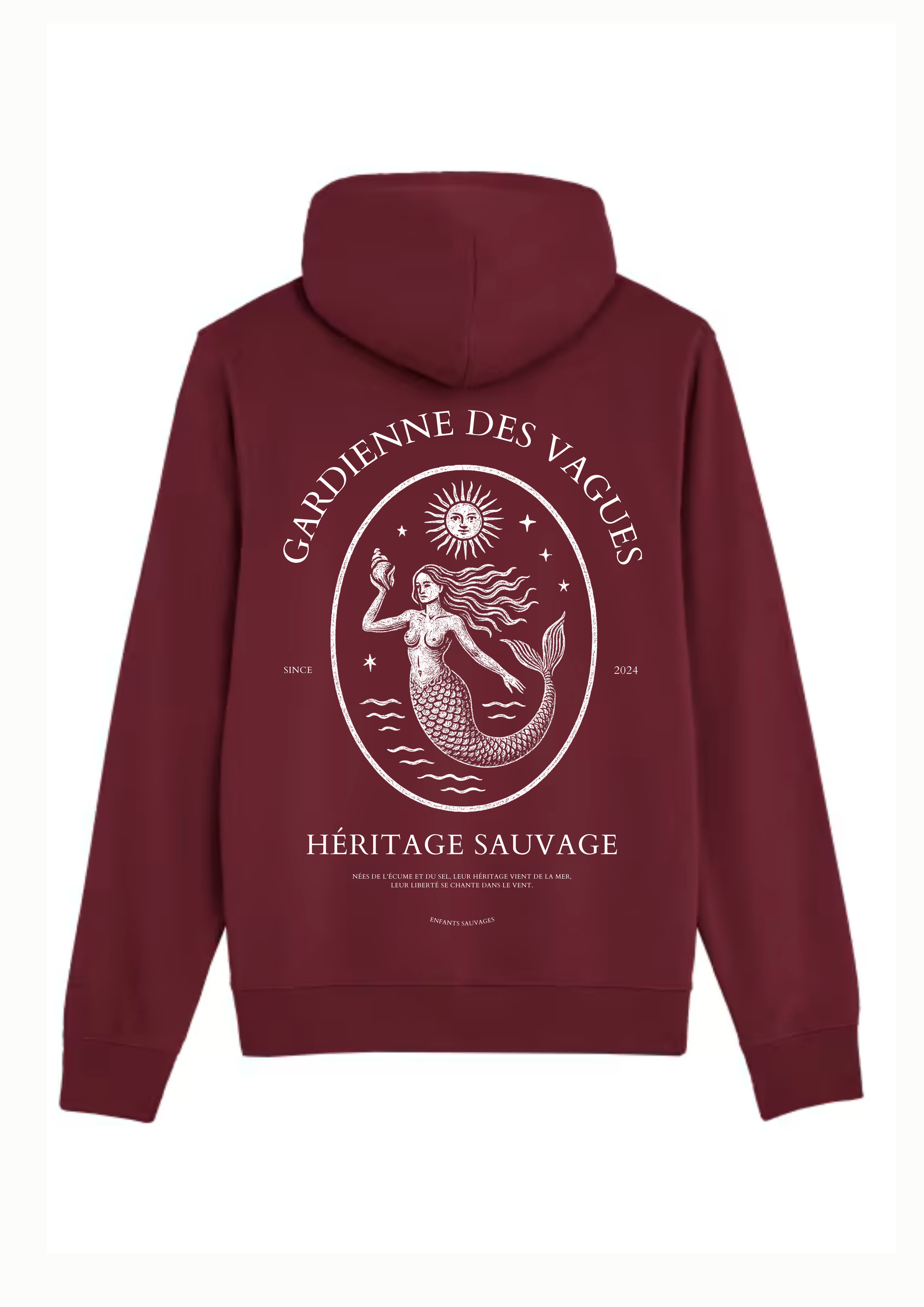 Sweat à Capuche Gardienne Des Vagues ( Précommande ) - Les Enfants Sauvages