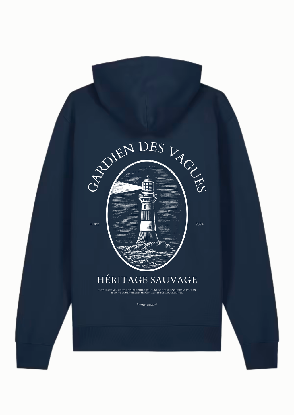 Sweat à Capuche Gardien Des Vagues ( Précommande ) - Les Enfants Sauvages