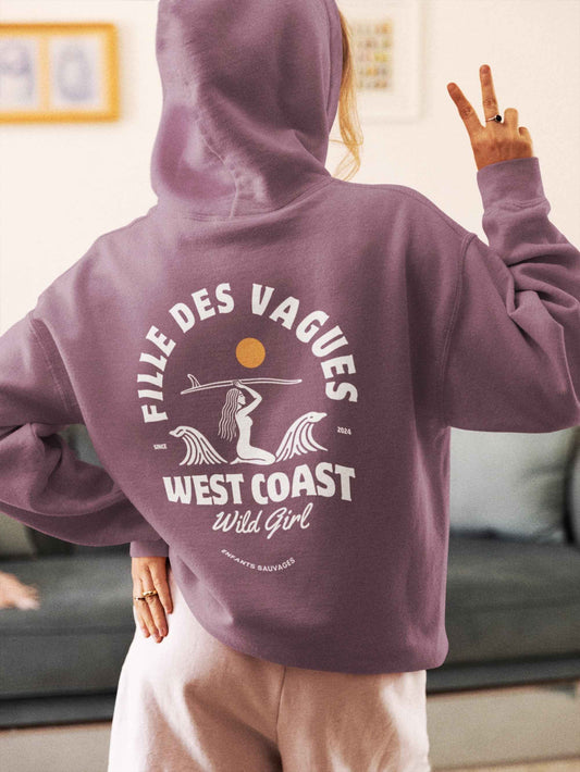 Sweat à capuche - Fille des Vagues