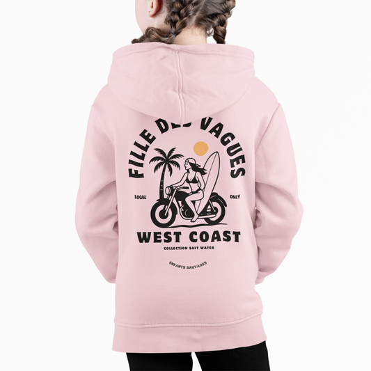 Sweat à capuche Kids - Fille des vagues