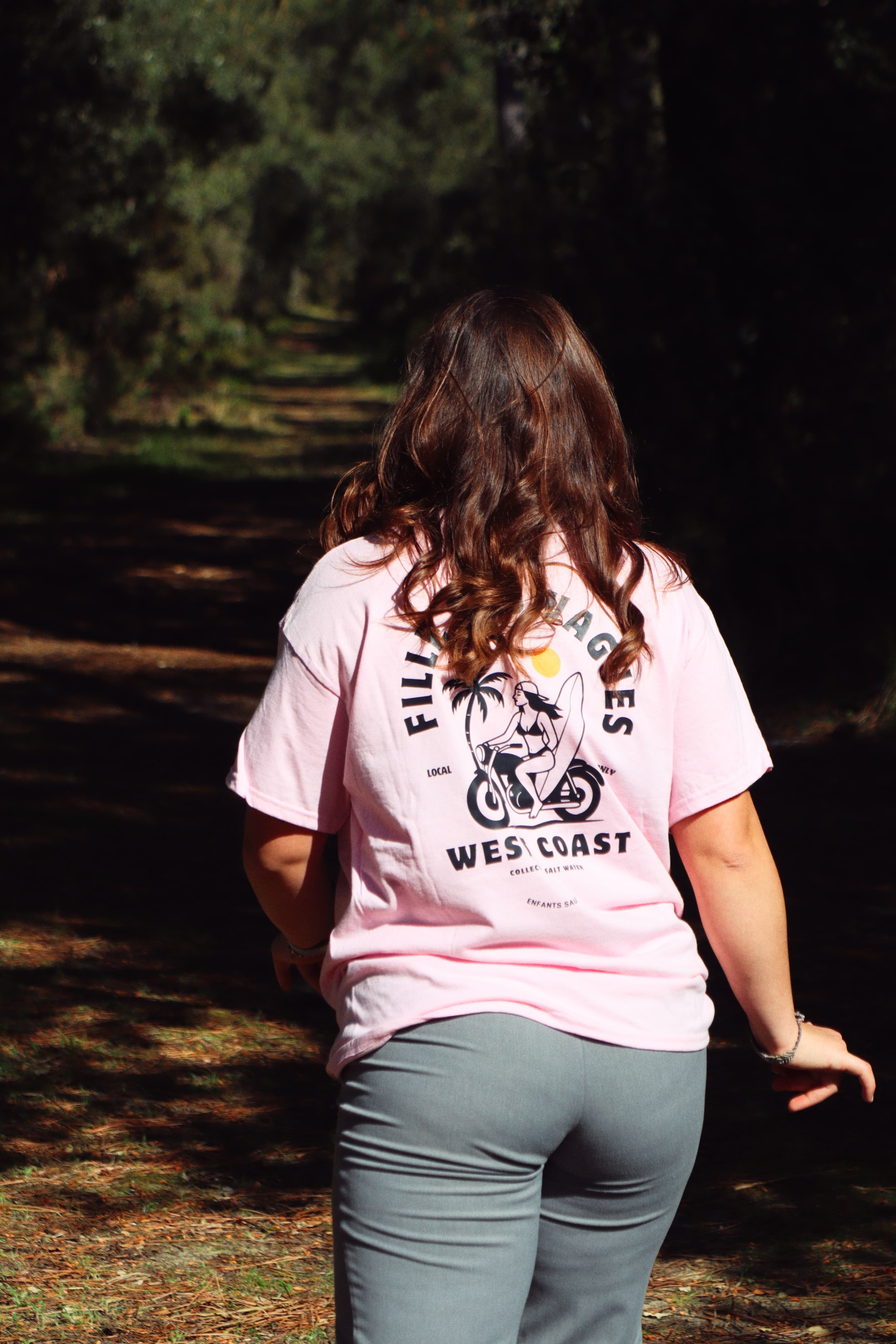 T-shirt Fille des Vagues