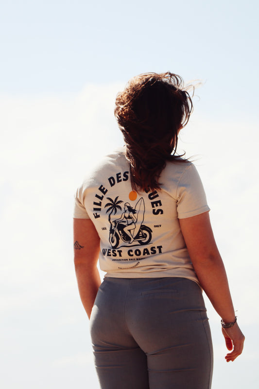 T-shirt Fille des Vagues