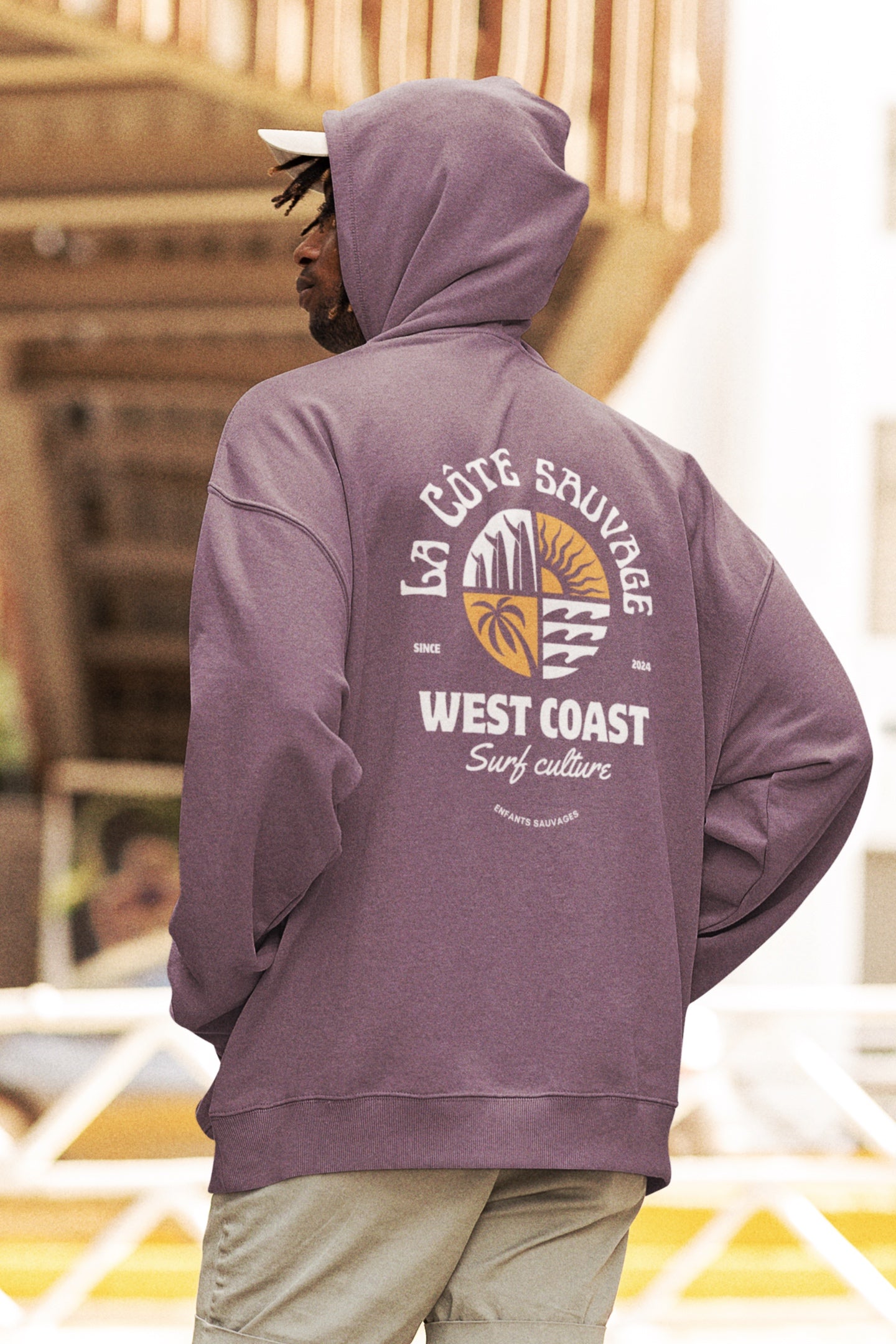 Sweat à capuche - La Côte Sauvage Elements