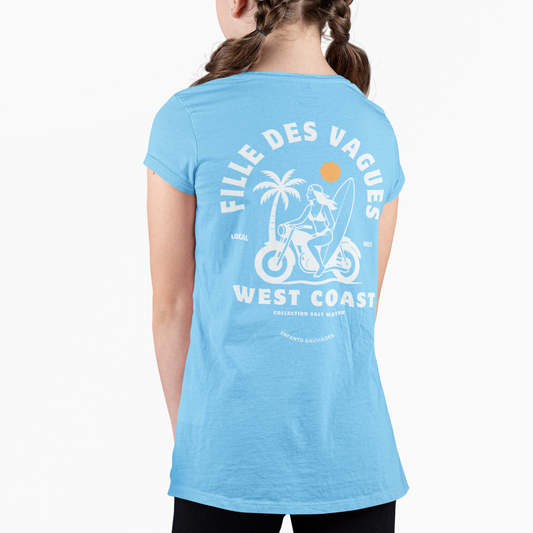 T-Shirt Kids - Fille des vagues